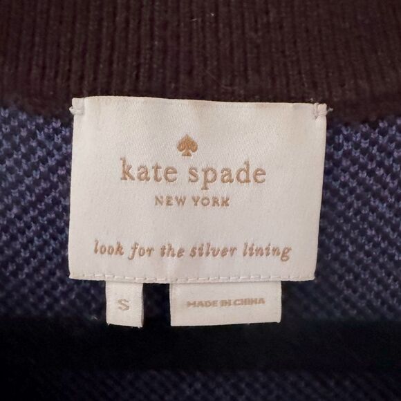 Vtg Resort KATE SPADE Freyda Wool Cashmere Short Sleeve Sweater Shift Dress S - Picture 7 of 7